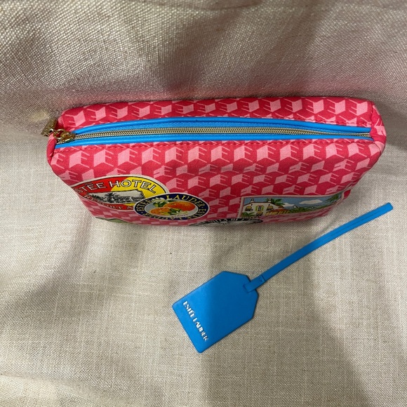 NWOT Estée Lauder Pink Makeup Bag - Picture 4 of 8